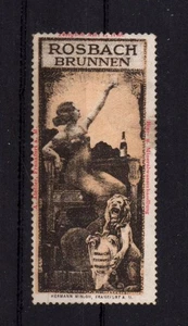 German Advertising Stamp - Rosbach Mineral Water, Köln - Picture 1 of 1