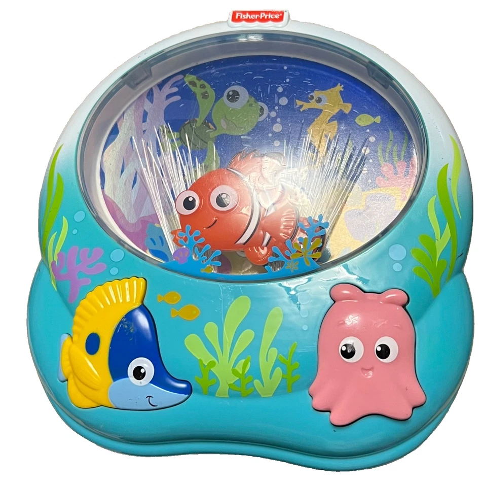 Raro 2012 Fisher Price Disney Baby Finding Nemo Calmante Mar Chupete Cuna Juguete  Foto 1 de 4