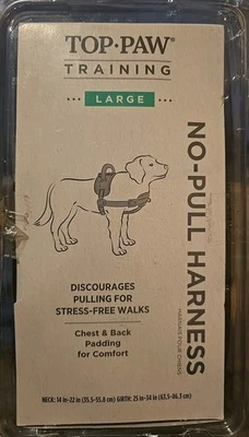 NUEVO EN CAJA - GRANDE - PATA superior Entrenamiento para perros Sin tirar Arnés - Entrenador Foto 1 de 2