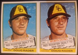1976 Topps Traded #44T San Diego Padres Doug Rader [2] NM/MT 05770 - Bild 1 von 5