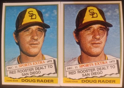 1976 TOPPS TRADED #44T SAN DIEGO PADRES DOUG RADER [2] NM/MT 05770 - Image 1 of 4