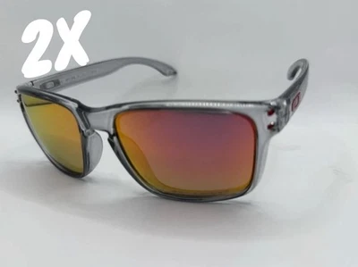 2 PARES Gafas de sol polarizadas Oakley Holbrook y accesorios nuevos (naranja cristal) Foto 1 de 4