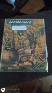 Vintage LEATHERNECK MAGAZINE FEATURING A RAQUEL WELCH POSTER FEB 1969 - Picture 1 of 3