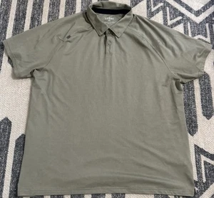 Rhone Delta Piqué Poloshirt Herren XL Kurzarm Grün Stretch 101346-001 - Bild 1 von 12