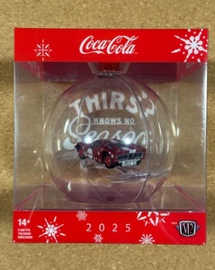 2025 M2 Machines Christmas Ornament - Coca-Cola 1966 Ford GT40 MKII - Fast Ship - Picture 1 of 3