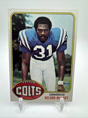 1976 Topps Vintage Football Card #153 Nelson Munsey Colts - Image 1 of 2