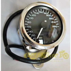 Contachilometri elettronico cromato Daytona Velona per cafè racer - Foto 1 di 3