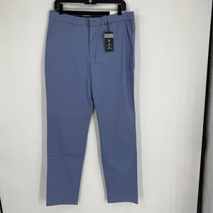 Alfani Men's Light Blue Chinos size 32 x 32 Flat Front - Picture 1 of 4