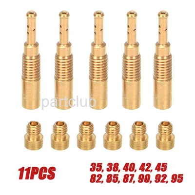 Fits For Kawasaki KLX110 DRZ110 Carb Jet Kit 5 Pilot 6 Main Jets - Imagem 1 de 4