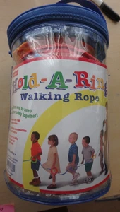 Lakeshore Hold-A-Ring Walking Rope Child Safety Trip Daycare Fire Exit Emergency - Picture 1 of 2