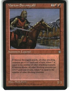 Magic the Gathering - Ice Age Marton Stromgald 1995 199 Rare - Picture 1 of 2