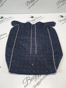 Silver Cross Vintage Seat Unit Apron Footmuff Cosytoes Navy Blue From 1990s - Picture 1 of 8
