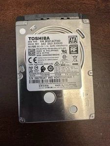 Toshiba 500GB 7200 RPM HDD 2.5 in SATA III MQ01ACF050 Hard Drive used works - Afbeelding 1 van 3