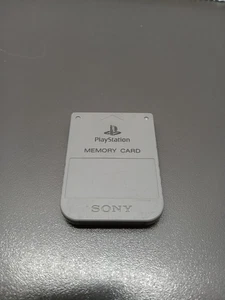 Sony PlayStation 1 PS1 Offizielle OEM Memory Card SCPH-1020 Grau - Bild 1 von 3
