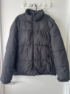 BRAVE SOUL - PUFFER JACKET - SIZE XL - BLACK - Picture 1 of 8