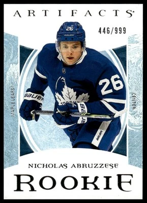 2022-23 Upper Deck Artifacts #173 Nicholas Abruzzese #/999 - Image 1 of 2