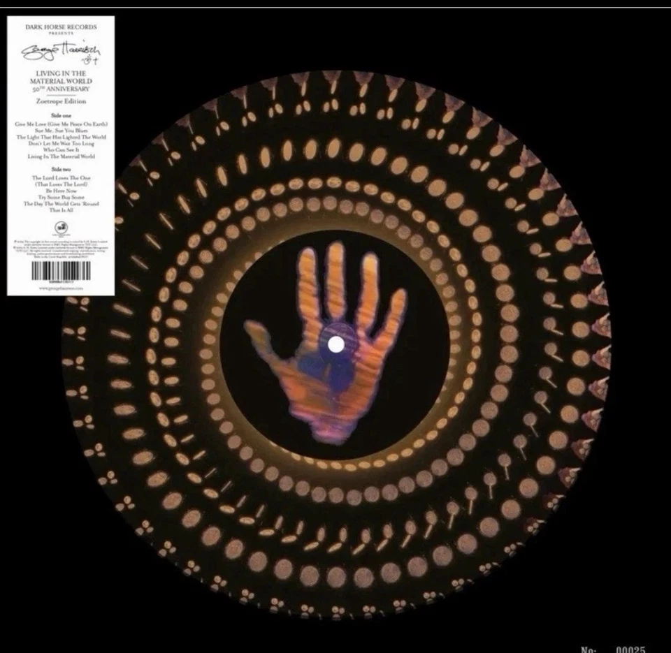George Harrison Living In The Material World ZOETROPE Vinyl RSD BF Black 2025  - Image 1 of 1