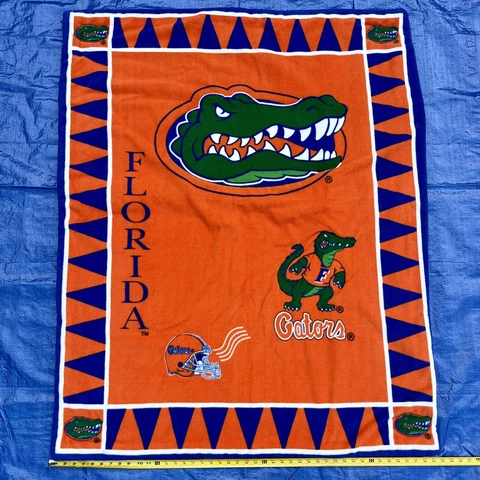 University of Florida UF Gators Blanket 54" X 44" Plush Fleece Throw Blanket Cover