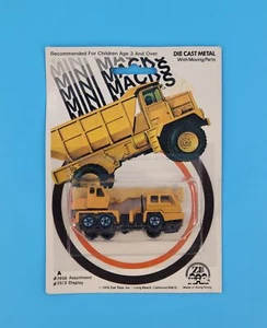 1978 ZEE TOYS MINI MACKS CRANE TRUCK #A (AMAZING CONDITION) WOW! 🔥 - Picture 1 of 2