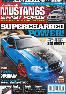 Muscle Mustangs and Fast Fords Car Magazine Supercharged Power SVT Cobra 2013 - Image 1 of 4