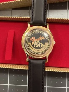 Fender Guitar 50 years of excellence wrist watch limited edition of 1000 New box - Picture 1 of 14
