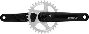 Race Face Turbine MTB Mountain Bike 1x Crank Arms 136mm Spindle x 160mm Black - Picture 1 of 3