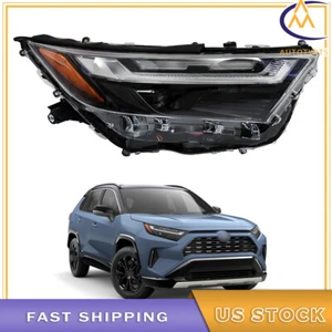 Faro pasajero derecho carcasa cromada LED completo para Toyota Rav4 2022-2023 - Imagen 1 de 10
