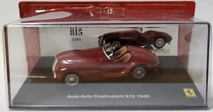 Atlas Editions 1/43rd Scale Ferrari Auto Avio Costruzioni 815 1940 Burgundy - Picture 1 of 1