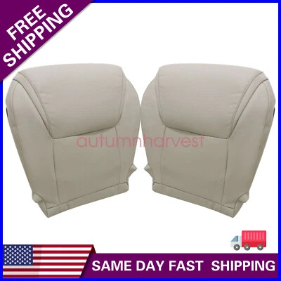 For Lexus Lx570 2008-2015 Both Side Bottom Replacement Leather Seat Cover Tan - Image 1 of 4