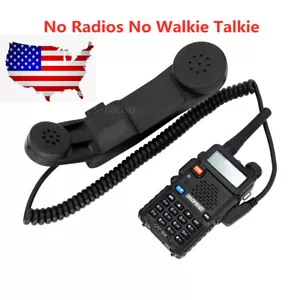 Microfono altoparlante impugnatura telefono militare H250-PTT per radio KENWOOD Baofeng UV-5R UV-82 - Foto 1 di 8