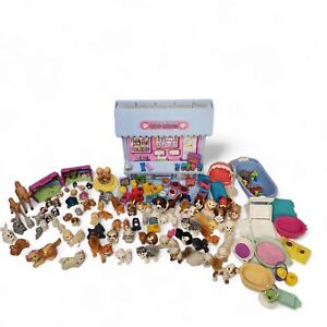 VINTAGE 90s 1st GENERATION Kenner Littlest Pet Shop LPS Lot 65+ Pets Accessories