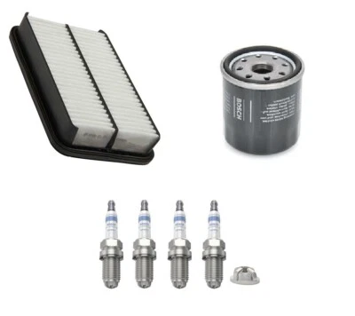 Toyota Service Kit For Celica 1.8 16v VT-i T23 Bosch Air Oil Filter Spark Plugs - Image 1 of 4