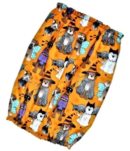 Dog Snood Halloween Dog Costume Party Orange Cotton - Picture 1 of 3