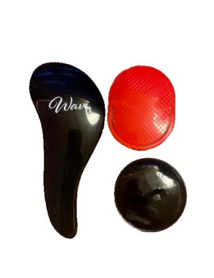 GBS Wave Detangling Brush Soft Bristles for Women Men and Kids Pack of 3 - Image 1 of 4