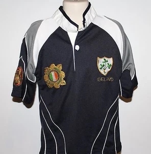 Irish American Police Officers Kids SZ 1/2 Ruby Shirt Silky Sullivan Rugby Coll. - Picture 1 of 8