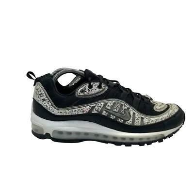 Nike Air Max 98 Women's Size 10.5 US AV4417-001 Black Gray White Recycled Shoes - Image 1 of 4