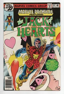 Marvel Premiere #44 (1978) FNVF 1st solo story Jack of Hearts Newsstand - Picture 1 of 2