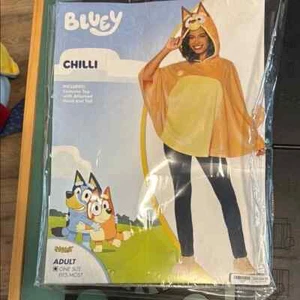 Spirit Halloween Adult Bluey Chilli Dress Costume - Brand new unworn Small (4-6) - Picture 1 of 4