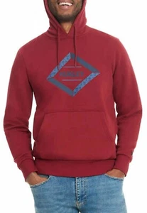 *NWT* Hurley Men's Solid Summer Pullover Hoodie (Red Diamond, Medium) - Picture 1 of 3