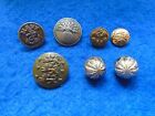 JOB LOT OF MIXED FOREIGN MILITARY & MAYBE ODD NON MILITARY BUTTONS