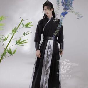 Men's Performance Cosplay Ancient Chinese Hanfu Set Cosplay Costume Party Outfit