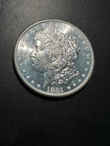 1881-S Morgan Silver Dollar CHOICE BU UNCIRCULATED    (B2) Cover