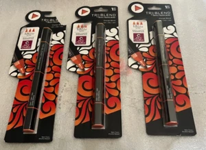 Lot Of 3 Spectrum Noir Tri Blend Marker Orange Blend 3 in 1 Controlled Blend - Picture 1 of 3