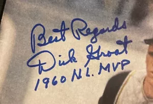 Dick Groat Signed Aug 8 1960 Baseball SI Sports Illustrated Magazine Pirates - Picture 1 of 5