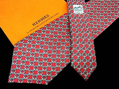 HERMÈS Cravatta uomo HERMES Francia vera seta cravatta abito classico lusso multicolore Y353