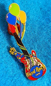 HRC INTERNATIONAL HAPPY BIRTHDAY BALLOONS RED GUITAR SERIES Hard Rock Cafe PIN - Picture 1 of 1