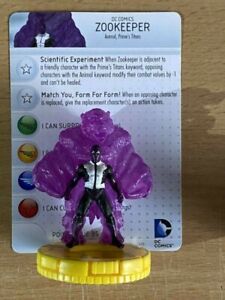 ZOOKEEPER #061 #61 Teen Titans DC HeroClix Chase Rare