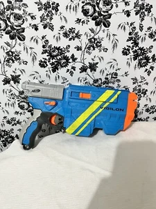 NERF Vortex VTX Vigilon Blaster 1 Disc Disk Gun Target Exclusive Blue Green - Picture 1 of 10