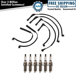 Ignition Kit Spark Plug & Wire Set For Nissan Frontier Xterra V6 3.3L - Picture 1 of 5