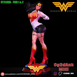 Wonder Woman Statue 3D Print Unpainted/Unassembled - Picture 1 of 40